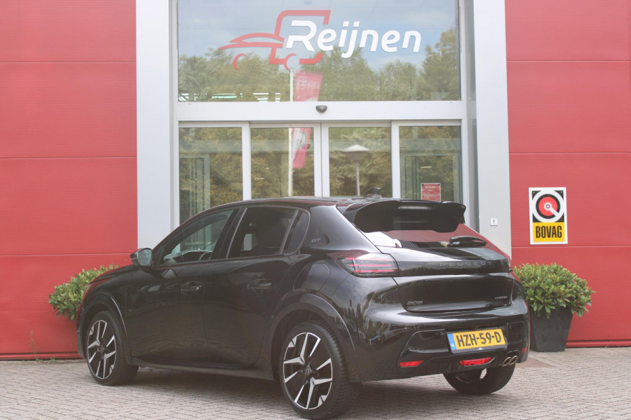 Peugeot 208 Hybrid 145PK e-DCS6 GT | NAVIGATIE | DRAADLOZE APPLE CARPLAY/ANDROID AUTO | CAMERA VOOR + ACHTER | FULL LED KOPLAMPEN | LICHTMETALEN VELGEN 17" | DODEHOEK DETECTIE | DRAADLOZE TELEFOONLADER | KEYLESS ENTRY/START | DAB+ RADIO | ADAPTIVE CRUISE CONTROL |