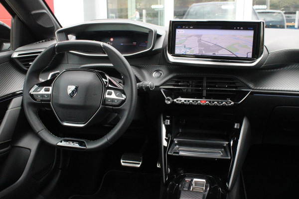 Peugeot 208 Hybrid 145PK e-DCS6 GT | NAVIGATIE | DRAADLOZE APPLE CARPLAY/ANDROID AUTO | CAMERA VOOR + ACHTER | FULL LED KOPLAMPEN | LICHTMETALEN VELGEN 17" | DODEHOEK DETECTIE | DRAADLOZE TELEFOONLADER | KEYLESS ENTRY/START | DAB+ RADIO | ADAPTIVE CRUISE CONTROL |