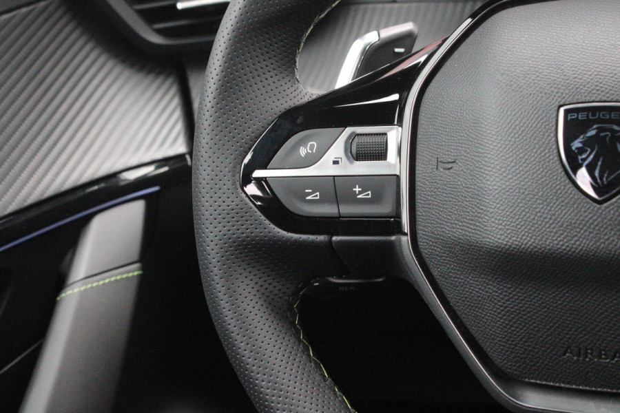 Peugeot 208 Hybrid 145PK e-DCS6 GT | NAVIGATIE | DRAADLOZE APPLE CARPLAY/ANDROID AUTO | CAMERA VOOR + ACHTER | FULL LED KOPLAMPEN | LICHTMETALEN VELGEN 17" | DODEHOEK DETECTIE | DRAADLOZE TELEFOONLADER | KEYLESS ENTRY/START | DAB+ RADIO | ADAPTIVE CRUISE CONTROL |