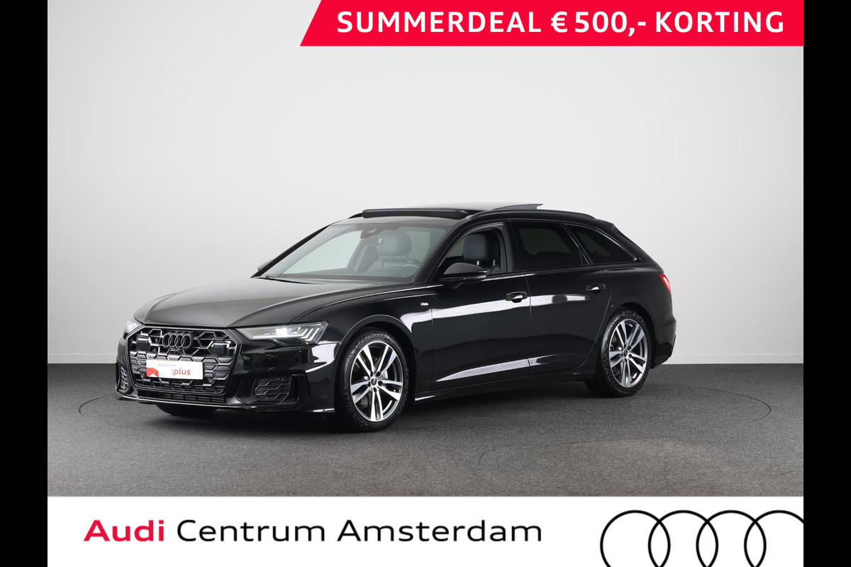 Audi A6 Avant 40 TFSI S edition Competition 204 pk S-tronic | Verlengde garantie | Navigatie | Panoramadak | Parkeersensoren | Achteruitrijcamera | Stoelverwarming | S-Line |