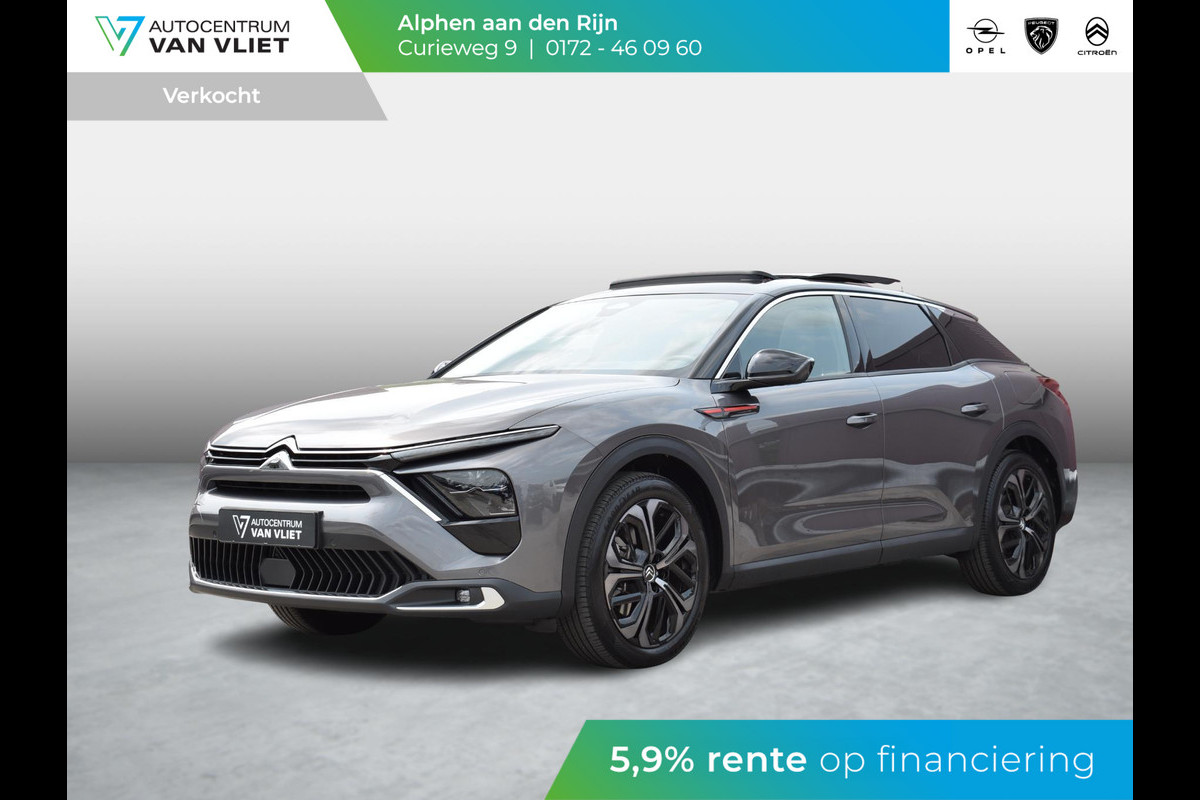 Citroën C5 X 1.6 Plug-in Hybrid 225 Hypnos LEREN BEKLEDING | SCHUIF- KANTELDAK | ACHTERUITRIJCAMERA MET SENSOREN | E.C.C. | NAVI + CARPLAY |