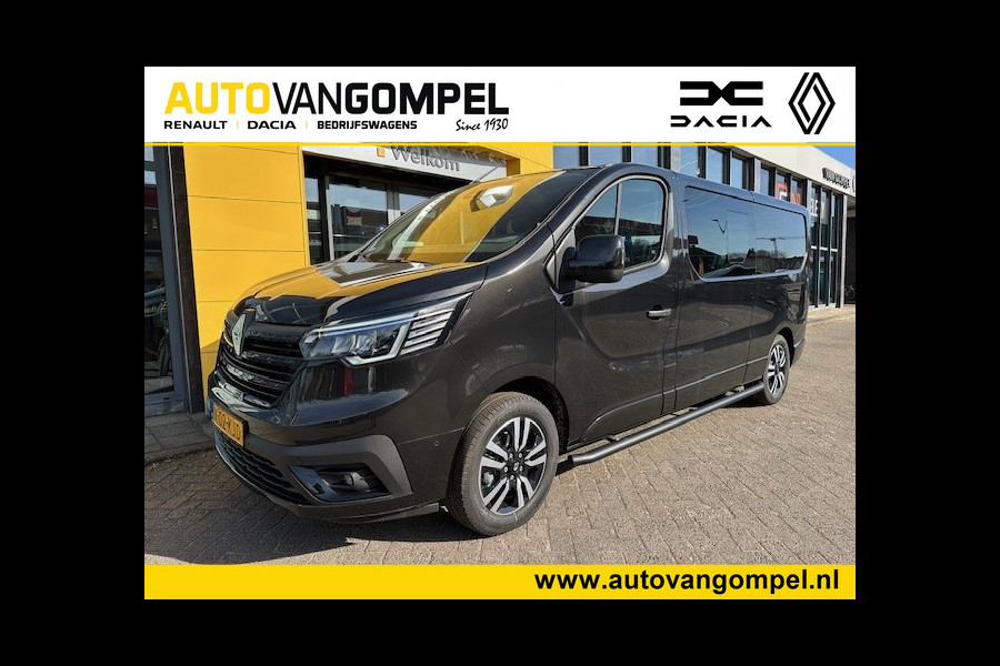 Renault Trafic 170PK L2H1 Extra DC DUBBEL CABINE / GEEN BPM!!/ BLACK EDITION ANNIVERSARY/ NAVI / CAMERA