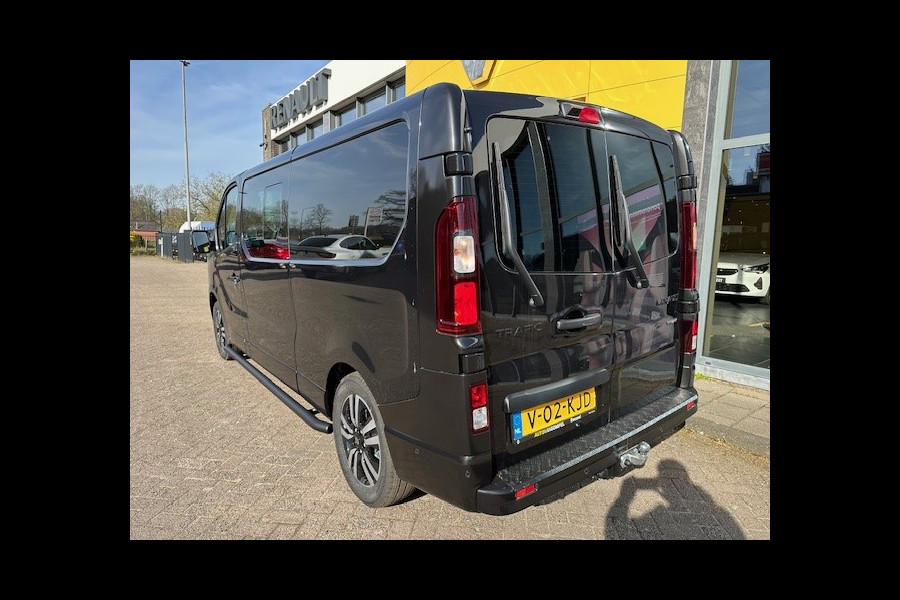 Renault Trafic 170PK L2H1 Extra DC DUBBEL CABINE / GEEN BPM!!/ BLACK EDITION ANNIVERSARY/ NAVI / CAMERA