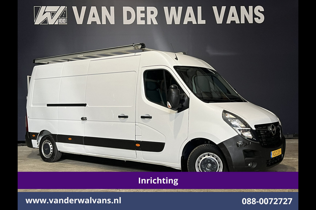 Opel Movano 2.3 Turbo 150pk L3H2 inrichting Euro6 Airco | 2500kg Trekhaak | Camera | Navigatie | Imperiaal trap, cruisecontrol, parkeersensoren, bijrijdersbank, LED
