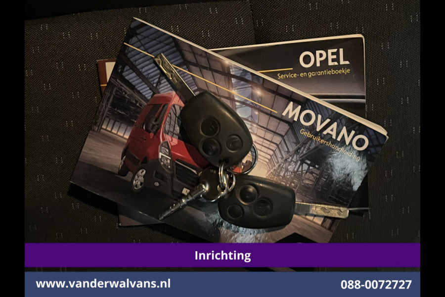 Opel Movano 2.3 Turbo 150pk L3H2 inrichting Euro6 Airco | 2500kg Trekhaak | Camera | Navigatie | Imperiaal trap, cruisecontrol, parkeersensoren, bijrijdersbank, LED