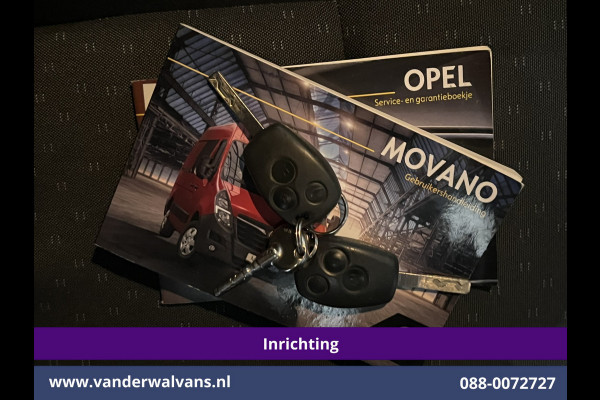 Opel Movano 2.3 Turbo 150pk L3H2 inrichting Euro6 Airco | 2500kg Trekhaak | Camera | Navigatie | Imperiaal trap, cruisecontrol, parkeersensoren, bijrijdersbank, LED