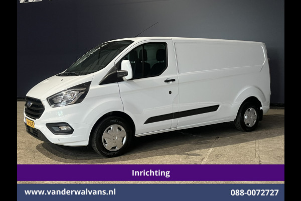 Ford Transit Custom 2.0 TDCI L2H1 Inrichting Euro6 Airco | Navigatie | Camera | LED | Cruisecontrol | Android Auto Parkeersensoren, Verwarmde voorruit, Stoelverwarming, Bijrijdersbank, 2800kg trekvermogen
