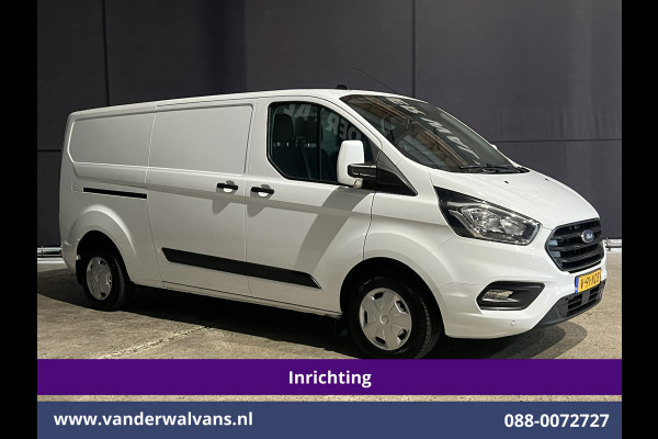Ford Transit Custom 2.0 TDCI L2H1 Inrichting Euro6 Airco | Navigatie | Camera | LED | Cruisecontrol | Android Auto Parkeersensoren, Verwarmde voorruit, Stoelverwarming, Bijrijdersbank, 2800kg trekvermogen