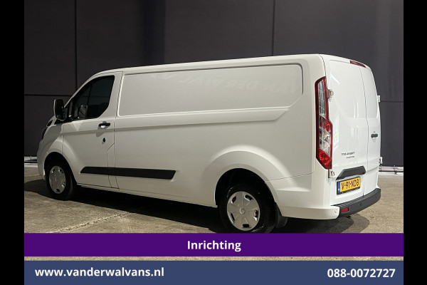 Ford Transit Custom 2.0 TDCI L2H1 Inrichting Euro6 Airco | Navigatie | Camera | LED | Cruisecontrol | Android Auto Parkeersensoren, Verwarmde voorruit, Stoelverwarming, Bijrijdersbank, 2800kg trekvermogen