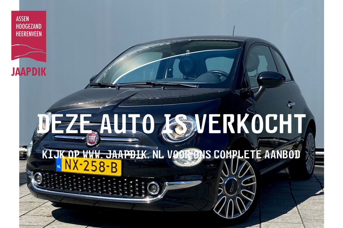 Fiat 500 BWJ 2017 | 0.9 TwinAir 81PK Turbo Lounge | PANO DAK | CLIMA | NAVI | PDC | 16'' LMV |