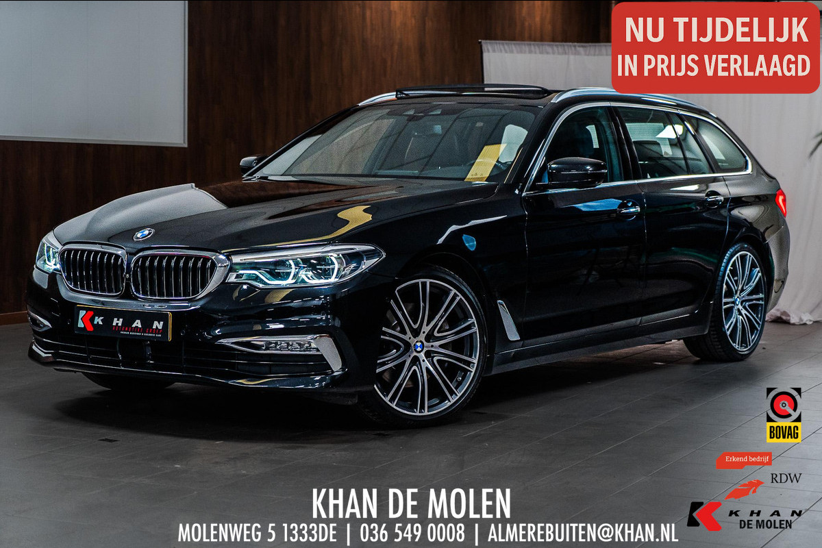 BMW 5 Serie Touring 530i High Executive PANO|LEER|360º CAM|DEALER ONDERHOUDEN|