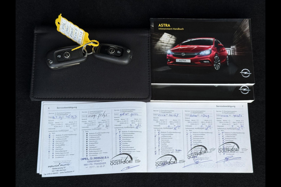 Opel Astra Sports Tourer 1.4 Innovation Automaat,Navi,Trekhaak,Camera,Clima,Cruise,150pk,Lm velgen,Pdc V+A,Elekt.Stoelen,Stoelverwarming,Stuurverwarming,Apk tot 07-2026