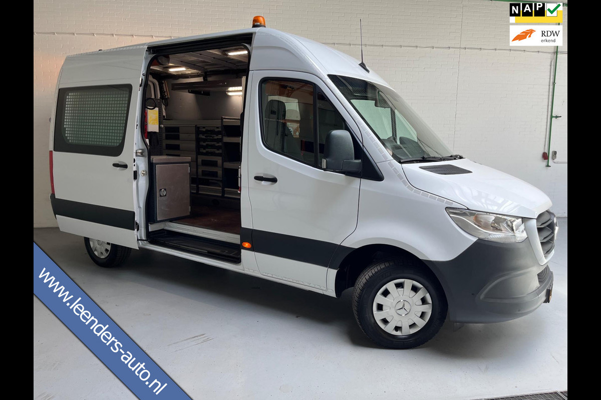 Mercedes-Benz Sprinter Servicewagen 316 Automaat 2.2 CDI 160PK EURO VI-D L2H2 Inrichting Omvormer V230 Standkachel RIJKLAARPRIJS