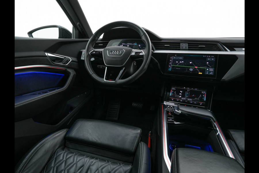 Audi e-tron Sportback 55 Quattro S-Line-edition 95 kWh [ 3-Fase ] (INCL-BTW) *DESIGN-LEATHER | FULL-LED | ADAPT.CRUISE | BANG&OLUFSEN-AUDIO | TOP-VIEW | MEMORY-PACK | BLIND-SPOT | KEYLESS | AMBIENT-LIGHT | AIR-SUSPENSION | HEATED-SPORTSEATS | DIGI-COCKPIT |