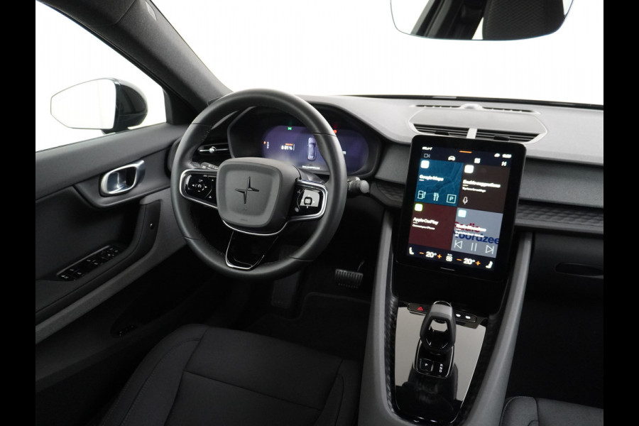 Polestar 2 Long Range 78 kWh Sleutelloos (GSM-sleutel) Adaptive-Cruise Carplay Android 360-Camera 19"LM Led-Pixel-Lamp WiFi PDC-a+v Park-As Phone-Connect.Stoel-Verwarmd 1500kg-trekvermogen OnePedal drive Licht+Zichtpakket 55.000 nieuw!! EBD RemAssist Virtual-Cockpit digiDash Uitparkeer waarschuwing Botswaarsc.syst. Autonoom-Rem Noodrem ESP TCS Hill-Assist Lane Assist Pre-Crash-Syst. Emergency-Call Keyless Ecc tot 149kw snell