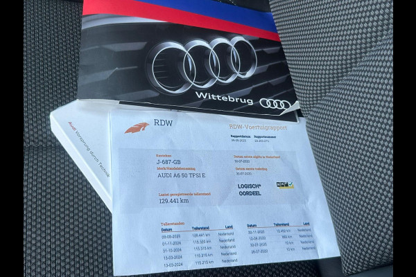 Audi A6 Limousine 50 TFSI e quattro 252 pk S edition S-LINE binnen en buiten, vele opties, Nederlandse auto met nationale auto pas