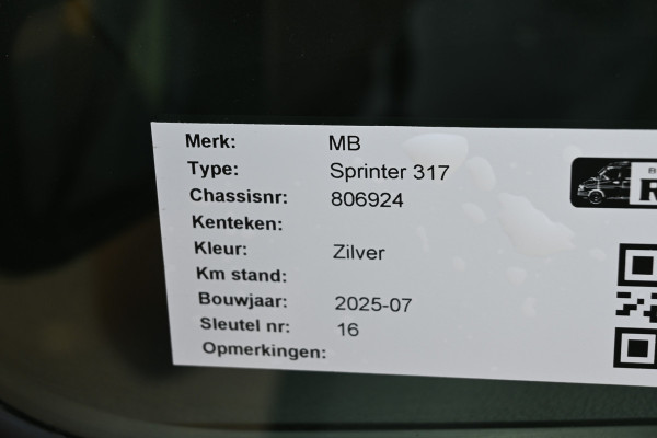 Mercedes-Benz Sprinter 317 CDI L3H2 Pro 2 Schuifdeuren, Smartphone integratiepakket, Geveerde stoel, Etc.