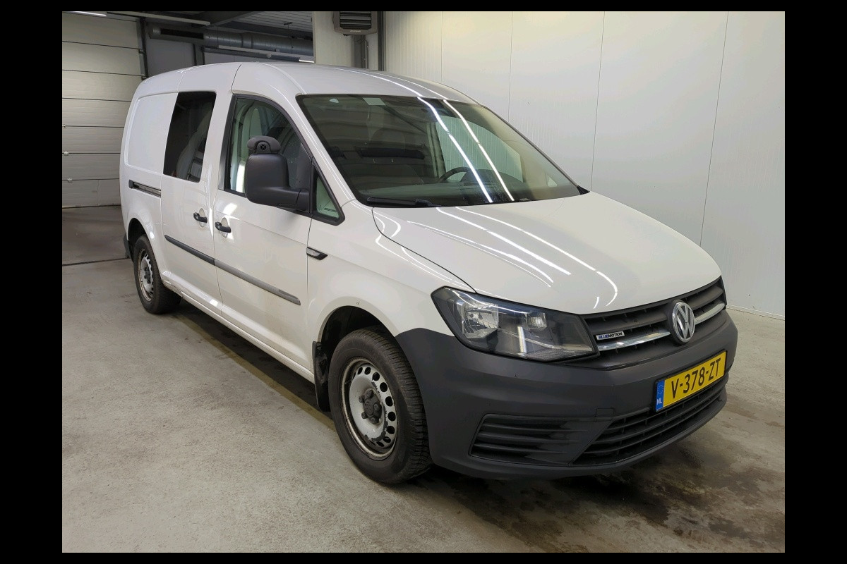 Volkswagen Caddy 1.4 TGI L2H1 EcoFuel Maxi  1e EIGENAAR I COMPLETE ONDERHOUDSHISTORIE I RIJDEN OP GROEN GAS CO2 NEUTRAAL NO AIRCONDITIONING