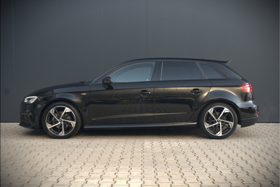 Audi A3 Sportback 35 TFSI CoD Advance Sport S-Line | Stoelverwarming | Black Edition | Apple Carplay | Cruise Control | Navigatie | Parkeersensoren | LED | DAB | Automaat