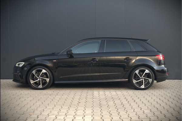 Audi A3 Sportback 35 TFSI CoD Advance Sport S-Line | Stoelverwarming | Black Edition | Apple Carplay | Cruise Control | Navigatie | Parkeersensoren | LED | DAB | Automaat