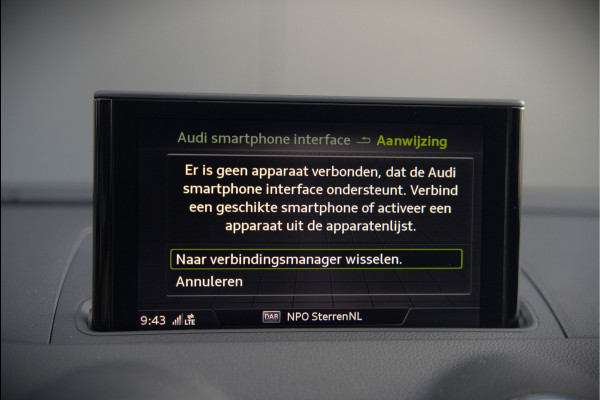 Audi A3 Sportback 35 TFSI CoD Advance Sport S-Line | Stoelverwarming | Black Edition | Apple Carplay | Cruise Control | Navigatie | Parkeersensoren | LED | DAB | Automaat