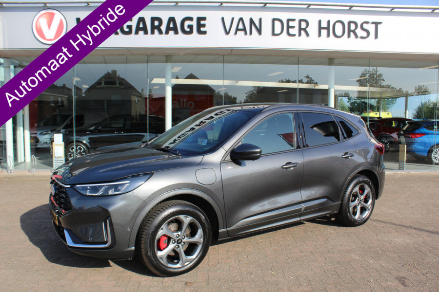 Ford Kuga 2.5-243pk PHEV ST-Line X. Nieuwste model ! Van €. 54.937,- voor €. 44.450,- ! Trekgewicht van 2.100kg ! Schuif / kanteldak Elektrisch inklapbare Trekhaak,  AGR Stoelen voor L+R, 360 Camera, HUB, Apple/Androidauto, Elektrisch verstelbare stoelen, LED V+A, Trekgewicht 2100kg !