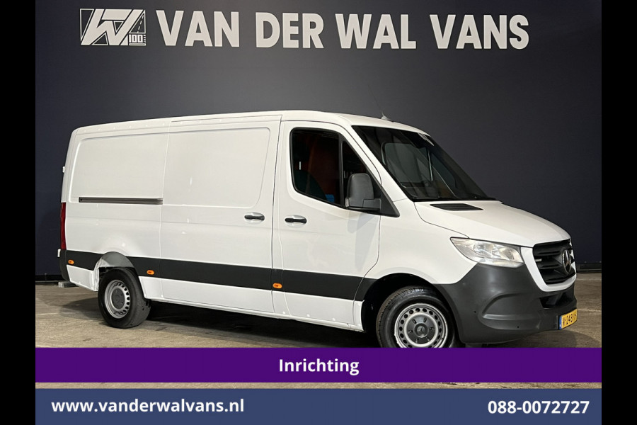 Mercedes-Benz Sprinter 319 CDI 191pk 3.0L V6 L2H1 3500kg Trekhaak Inrichting Euro6 Airco | Omvormer | Camera | Apple Carplay Android Auto, Cruisecontrol, Parkeersensoren
