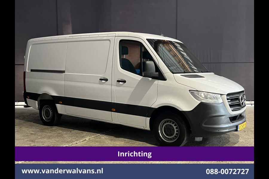Mercedes-Benz Sprinter 319 CDI 191pk 3.0L V6 L2H1 3500kg Trekhaak Inrichting Euro6 Airco | Omvormer | Camera | Apple Carplay Android Auto, Cruisecontrol, Parkeersensoren