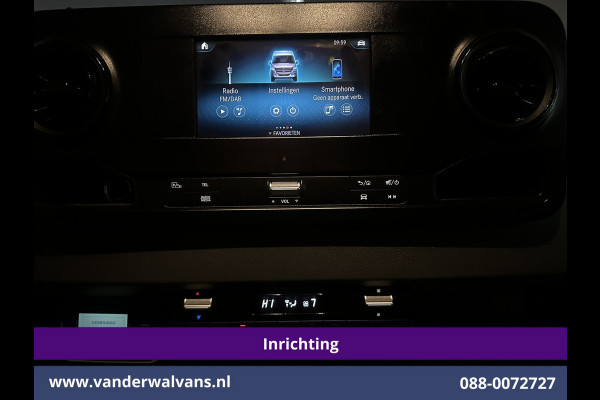 Mercedes-Benz Sprinter 319 CDI 191pk 3.0L V6 L2H1 3500kg Trekhaak Inrichting Euro6 Airco | Omvormer | Camera | Apple Carplay Android Auto, Cruisecontrol, Parkeersensoren