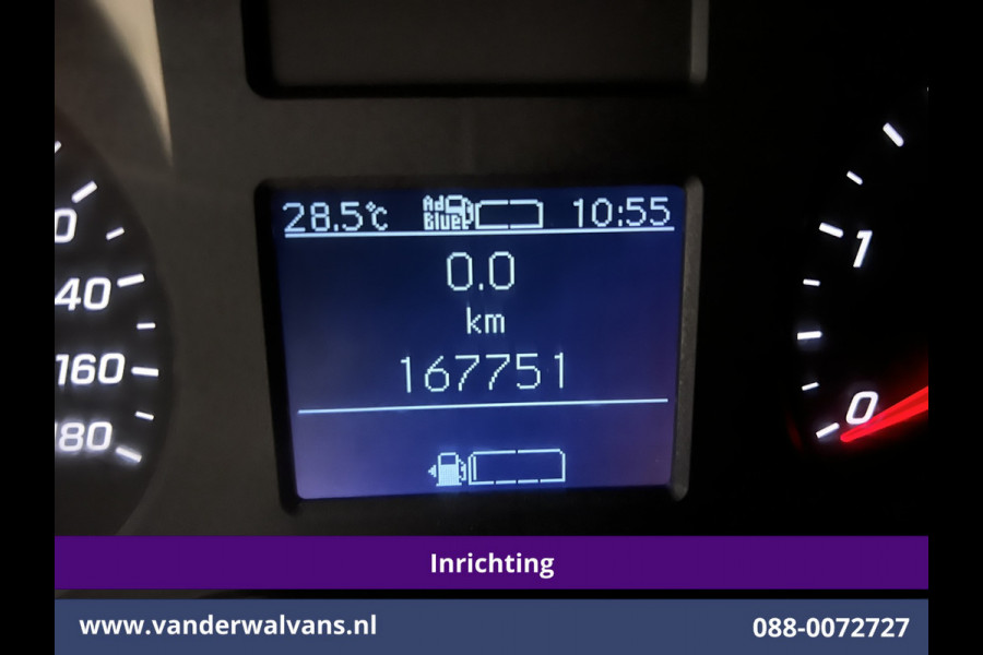 Mercedes-Benz Sprinter 319 CDI 191pk 3.0L V6 L2H1 3500kg Trekhaak Inrichting Euro6 Airco | Omvormer | Camera | Apple Carplay Android Auto, Cruisecontrol, Parkeersensoren