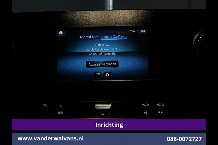 Mercedes-Benz Sprinter 319 CDI 191pk 3.0L V6 L2H1 3500kg Trekhaak Inrichting Euro6 Airco | Omvormer | Camera | Apple Carplay Android Auto, Cruisecontrol, Parkeersensoren