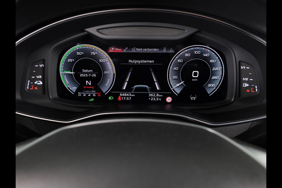 Audi A6 Limousine 50 TFSI e quattro S edition Audi A6 50 TFSI e quattro Business edition 300 pk Automaat (S-Tronic) | Panoramadak | Navigatie | Head-up display | Rondomzicht camera |