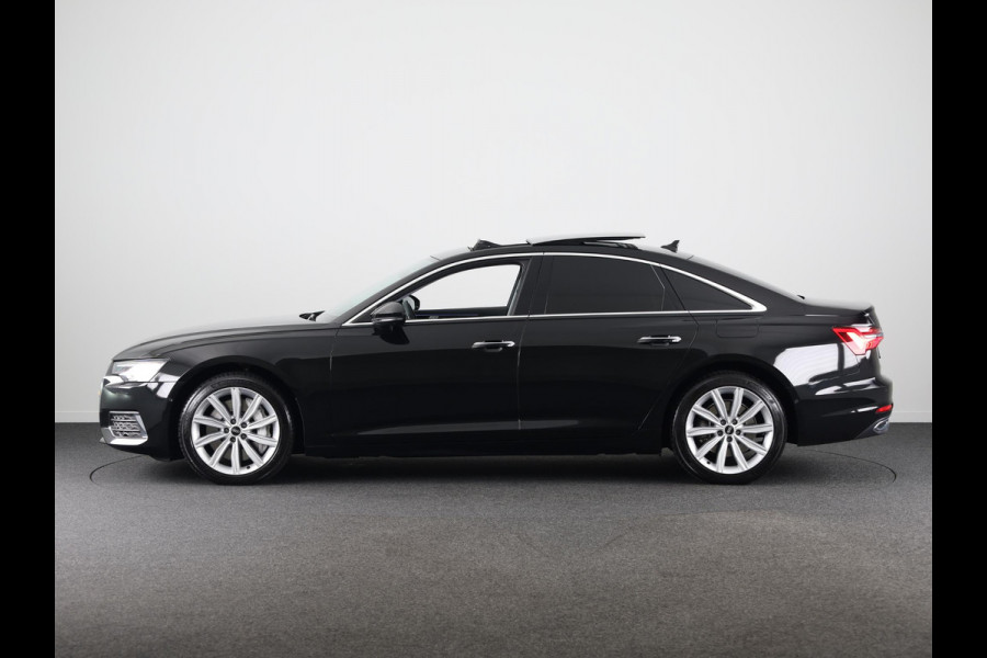 Audi A6 Limousine 50 TFSI e quattro S edition Audi A6 50 TFSI e quattro Business edition 300 pk Automaat (S-Tronic) | Panoramadak | Navigatie | Head-up display | Rondomzicht camera |