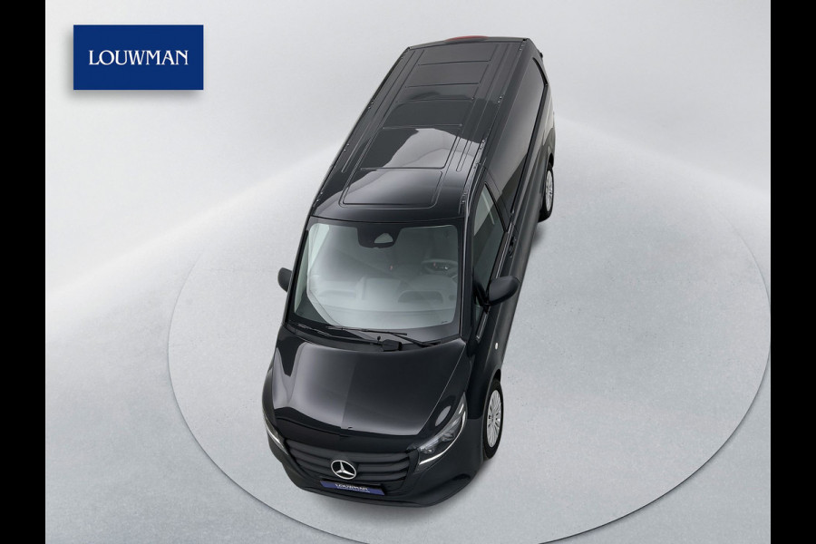 Mercedes-Benz Vito 116 CDI L2 Pro zwart Camera met parkeersensoren Trekhaak 2500kg Betimmering + laadvloer Stoelverwarming