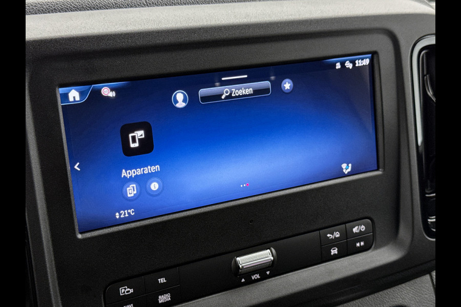 Mercedes-Benz Vito 116 CDI L2 Pro zwart Camera met parkeersensoren Trekhaak 2500kg Betimmering + laadvloer Stoelverwarming