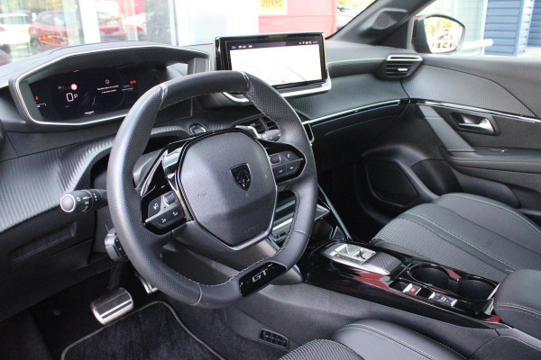 Peugeot 208 1.2 Hybrid 145PK e-DCS6 GT | NAVIGATIE | DRAADLOZE APPLE CARPLAY/ANDROID AUTO | CAMERA VOOR + ACHTER | FULL LED KOPLAMPEN | LICHTMETALEN VELGEN 17" | DODEHOEK DETECTIE | DRAADLOZE TELEFOONLADER | KEYLESS ENTRY/START | DAB+ RADIO | ADAPTIVE CRUISE CONTROL |