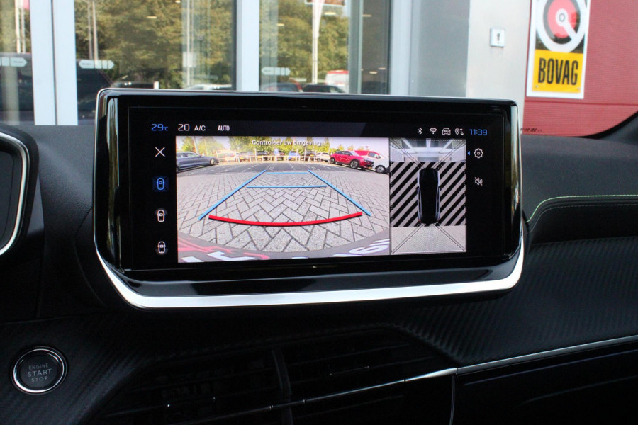 Peugeot 208 1.2 Hybrid 145PK e-DCS6 GT | NAVIGATIE | DRAADLOZE APPLE CARPLAY/ANDROID AUTO | CAMERA VOOR + ACHTER | FULL LED KOPLAMPEN | LICHTMETALEN VELGEN 17" | DODEHOEK DETECTIE | DRAADLOZE TELEFOONLADER | KEYLESS ENTRY/START | DAB+ RADIO | ADAPTIVE CRUISE CONTROL |