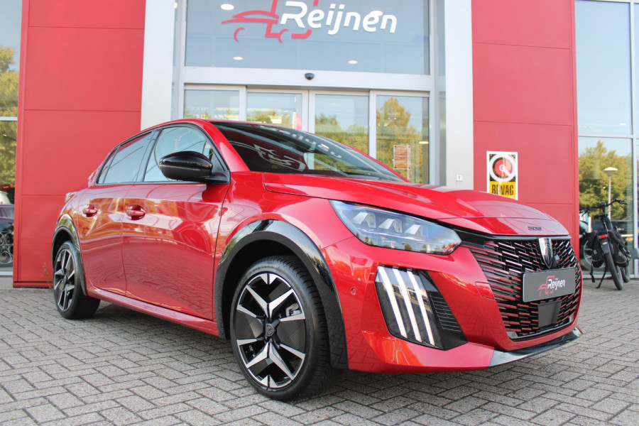 Peugeot 208 1.2 Hybrid 145PK e-DCS6 GT | NAVIGATIE | DRAADLOZE APPLE CARPLAY/ANDROID AUTO | CAMERA VOOR + ACHTER | FULL LED KOPLAMPEN | LICHTMETALEN VELGEN 17" | DODEHOEK DETECTIE | DRAADLOZE TELEFOONLADER | KEYLESS ENTRY/START | DAB+ RADIO | ADAPTIVE CRUISE CONTROL |