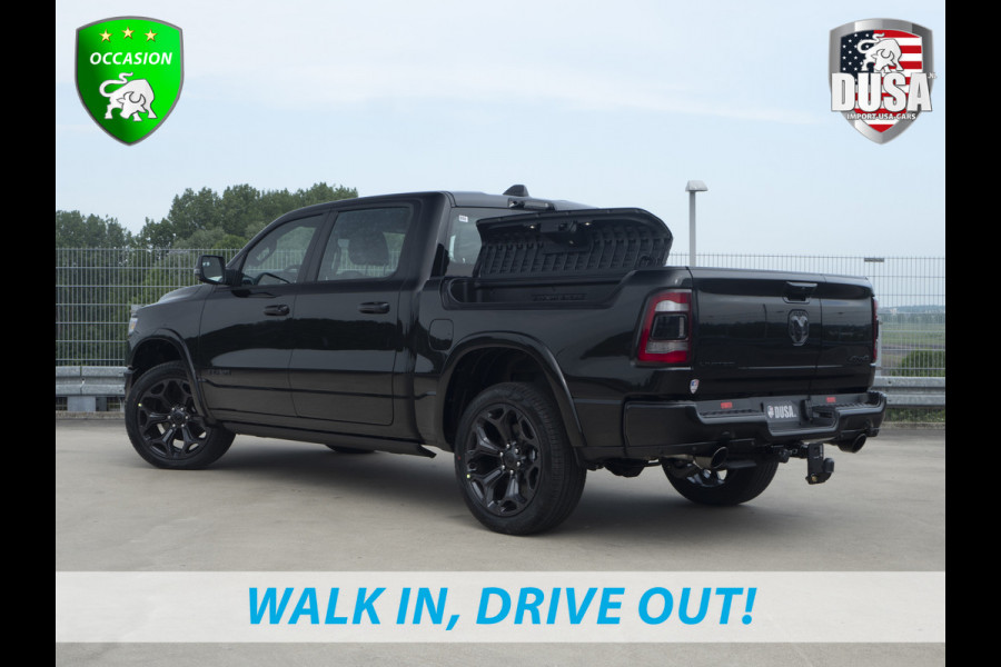 Dodge Ram | 1500 | Limited | 5.7 V8 HEMI | E-torque | DEMO | Panoramadak  | Luchtvering | RAMBOX | Digital Dash Getoonde accessoires zijn verkrijgbaar tegen meerprijs