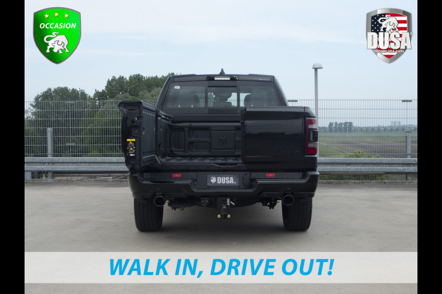Dodge Ram | 1500 | Limited | 5.7 V8 HEMI | E-torque | DEMO | Panoramadak  | Luchtvering | RAMBOX | Digital Dash Getoonde accessoires zijn verkrijgbaar tegen meerprijs