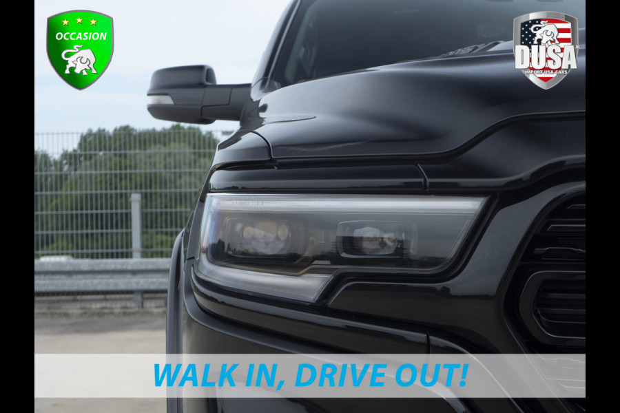 Dodge Ram | 1500 | Limited | 5.7 V8 HEMI | E-torque | DEMO | Panoramadak  | Luchtvering | RAMBOX | Digital Dash Getoonde accessoires zijn verkrijgbaar tegen meerprijs