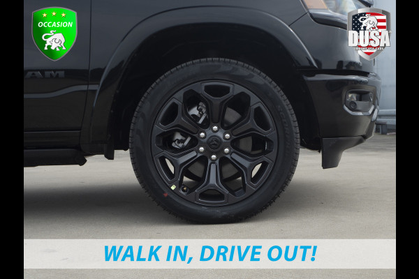 Dodge Ram | 1500 | Limited | 5.7 V8 HEMI | E-torque | DEMO | Panoramadak  | Luchtvering | RAMBOX | Digital Dash Getoonde accessoires zijn verkrijgbaar tegen meerprijs