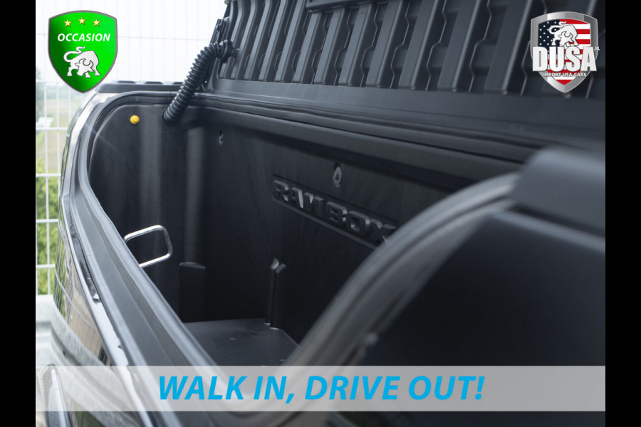 Dodge Ram | 1500 | Limited | 5.7 V8 HEMI | E-torque | DEMO | Panoramadak  | Luchtvering | RAMBOX | Digital Dash Getoonde accessoires zijn verkrijgbaar tegen meerprijs