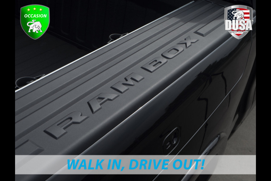 Dodge Ram | 1500 | Limited | 5.7 V8 HEMI | E-torque | DEMO | Panoramadak  | Luchtvering | RAMBOX | Digital Dash Getoonde accessoires zijn verkrijgbaar tegen meerprijs