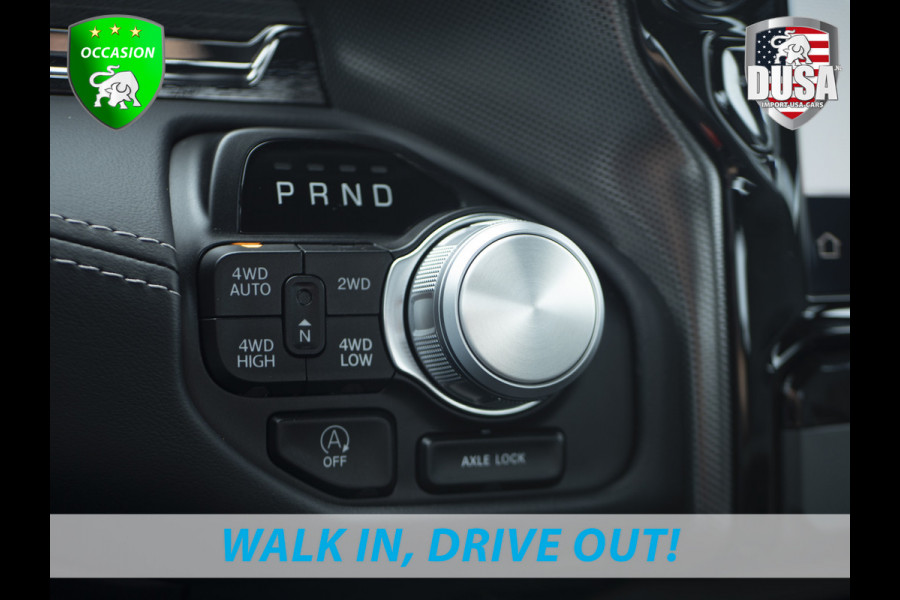 Dodge Ram | 1500 | Limited | 5.7 V8 HEMI | E-torque | DEMO | Panoramadak  | Luchtvering | RAMBOX | Digital Dash Getoonde accessoires zijn verkrijgbaar tegen meerprijs