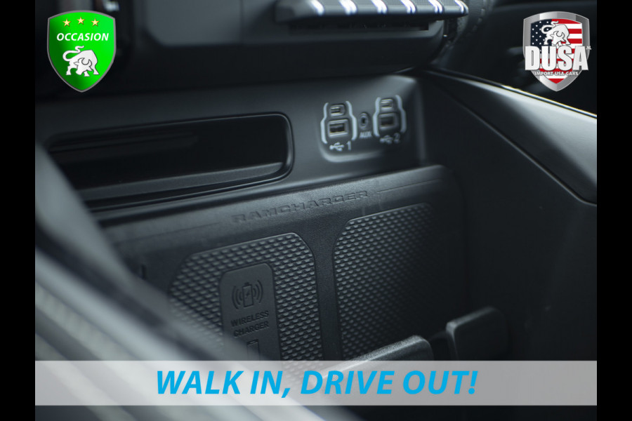 Dodge Ram | 1500 | Limited | 5.7 V8 HEMI | E-torque | DEMO | Panoramadak  | Luchtvering | RAMBOX | Digital Dash Getoonde accessoires zijn verkrijgbaar tegen meerprijs