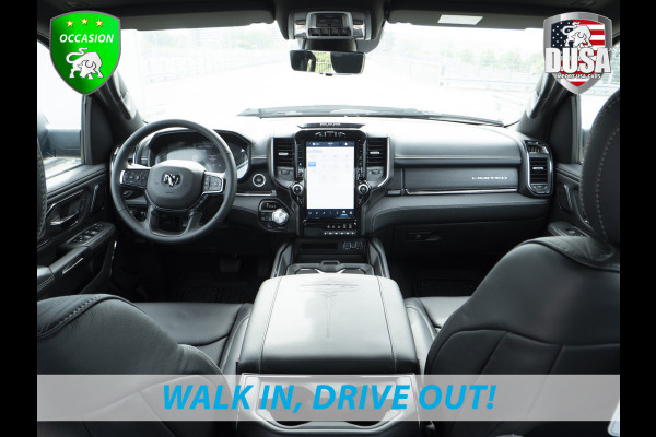 Dodge Ram | 1500 | Limited | 5.7 V8 HEMI | E-torque | DEMO | Panoramadak  | Luchtvering | RAMBOX | Digital Dash Getoonde accessoires zijn verkrijgbaar tegen meerprijs
