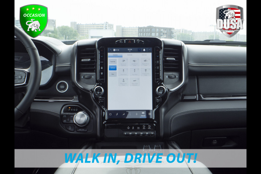 Dodge Ram | 1500 | Limited | 5.7 V8 HEMI | E-torque | DEMO | Panoramadak  | Luchtvering | RAMBOX | Digital Dash Getoonde accessoires zijn verkrijgbaar tegen meerprijs