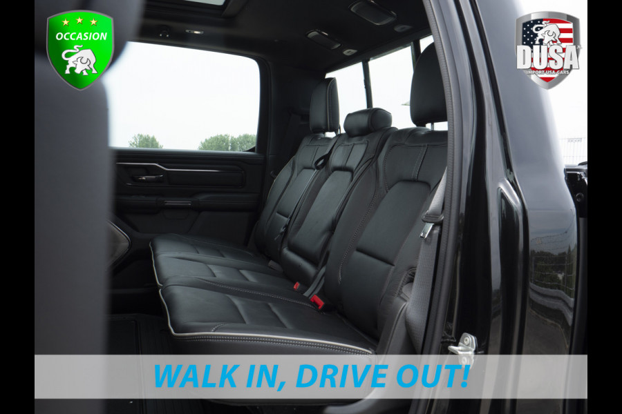 Dodge Ram | 1500 | Limited | 5.7 V8 HEMI | E-torque | DEMO | Panoramadak  | Luchtvering | RAMBOX | Digital Dash Getoonde accessoires zijn verkrijgbaar tegen meerprijs