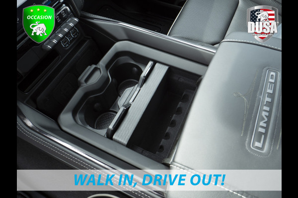 Dodge Ram | 1500 | Limited | 5.7 V8 HEMI | E-torque | DEMO | Panoramadak  | Luchtvering | RAMBOX | Digital Dash Getoonde accessoires zijn verkrijgbaar tegen meerprijs